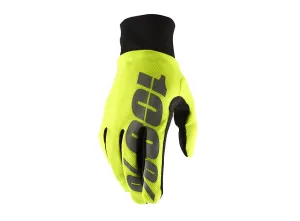 100% Hydromatic Waterproof MTB Glove - Neon Yellow