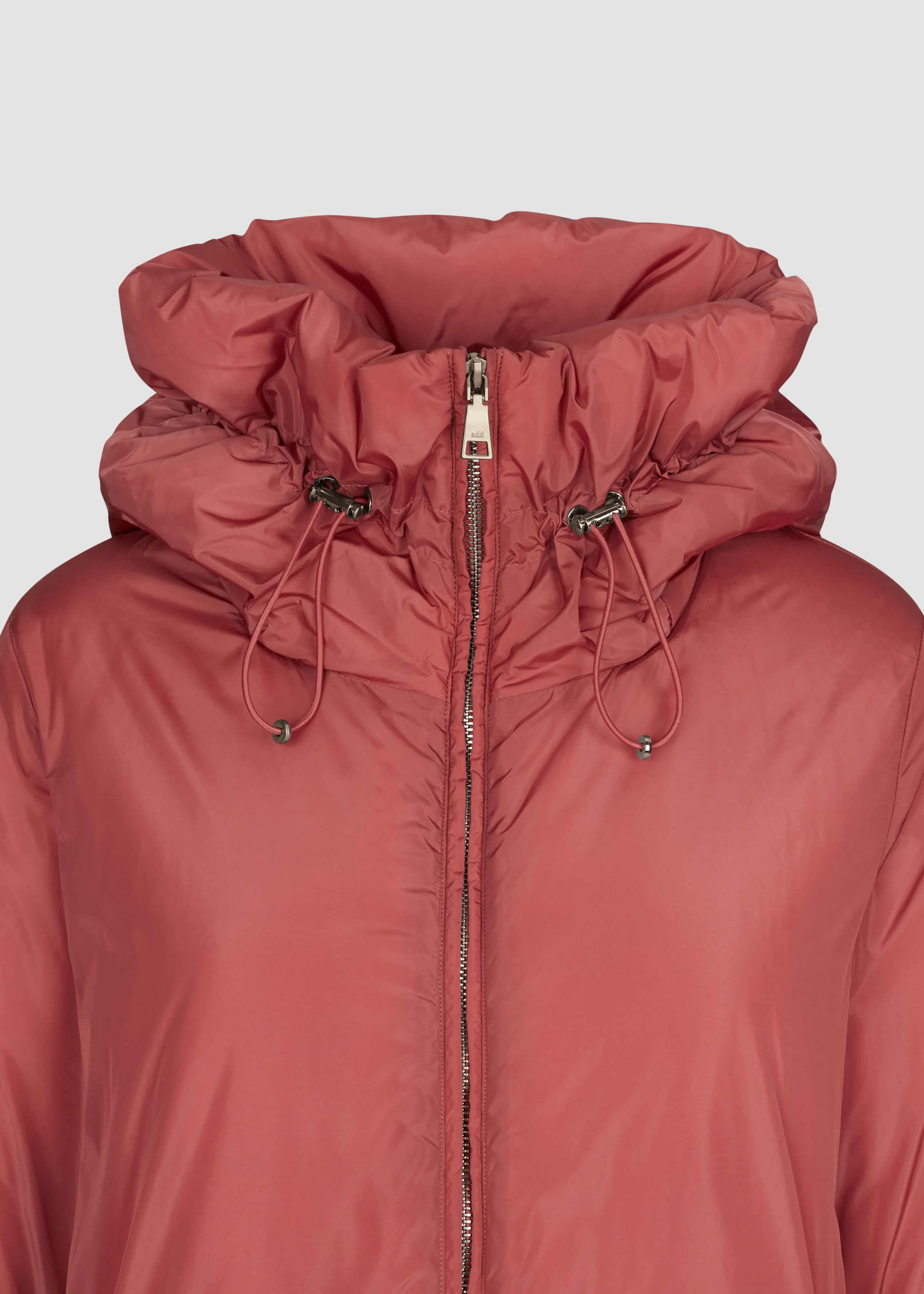 A-SHAPE IN NYLON BRIGHT WITH HOOD