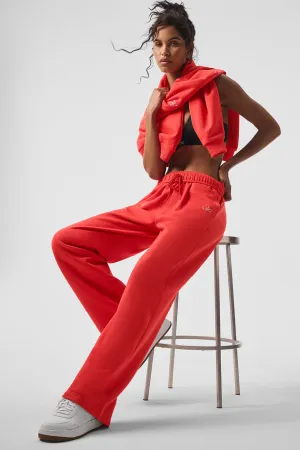 Accolade Straight Leg Sweatpant - Red Hot Summer