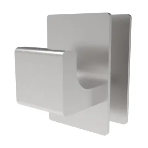 Amba AQV-BH-B Quadro & Vega Bathrobe Hanger - Brushed