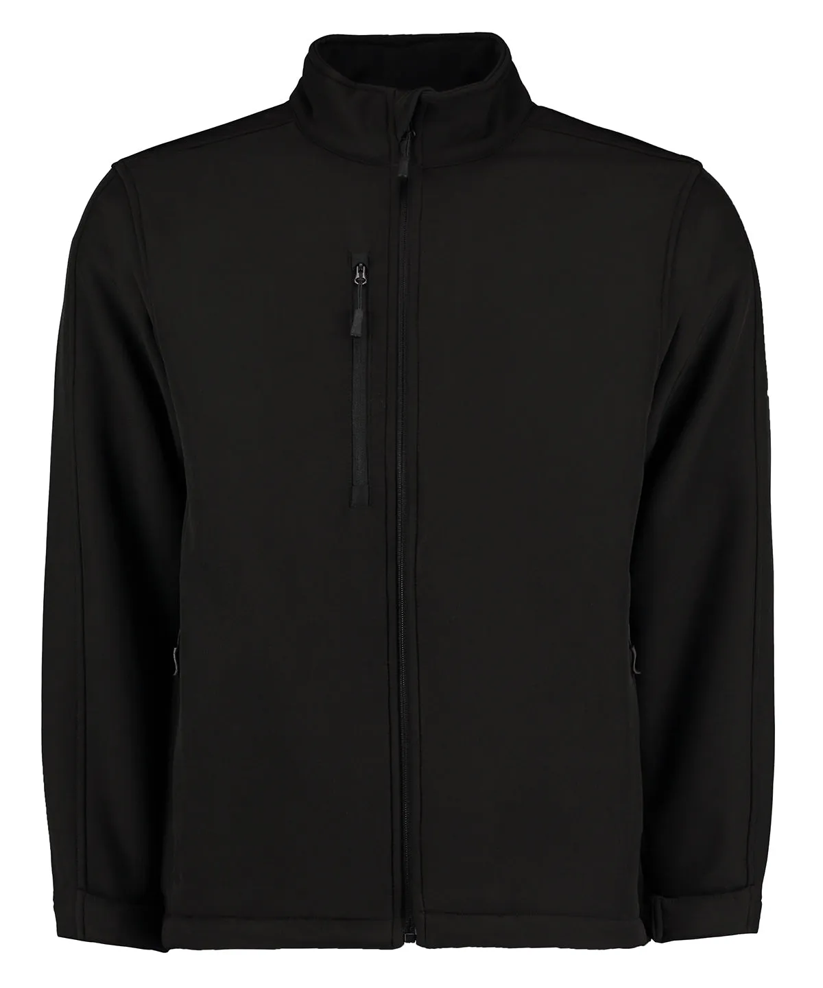 Black - Corporate softshell jacket (regular fit)