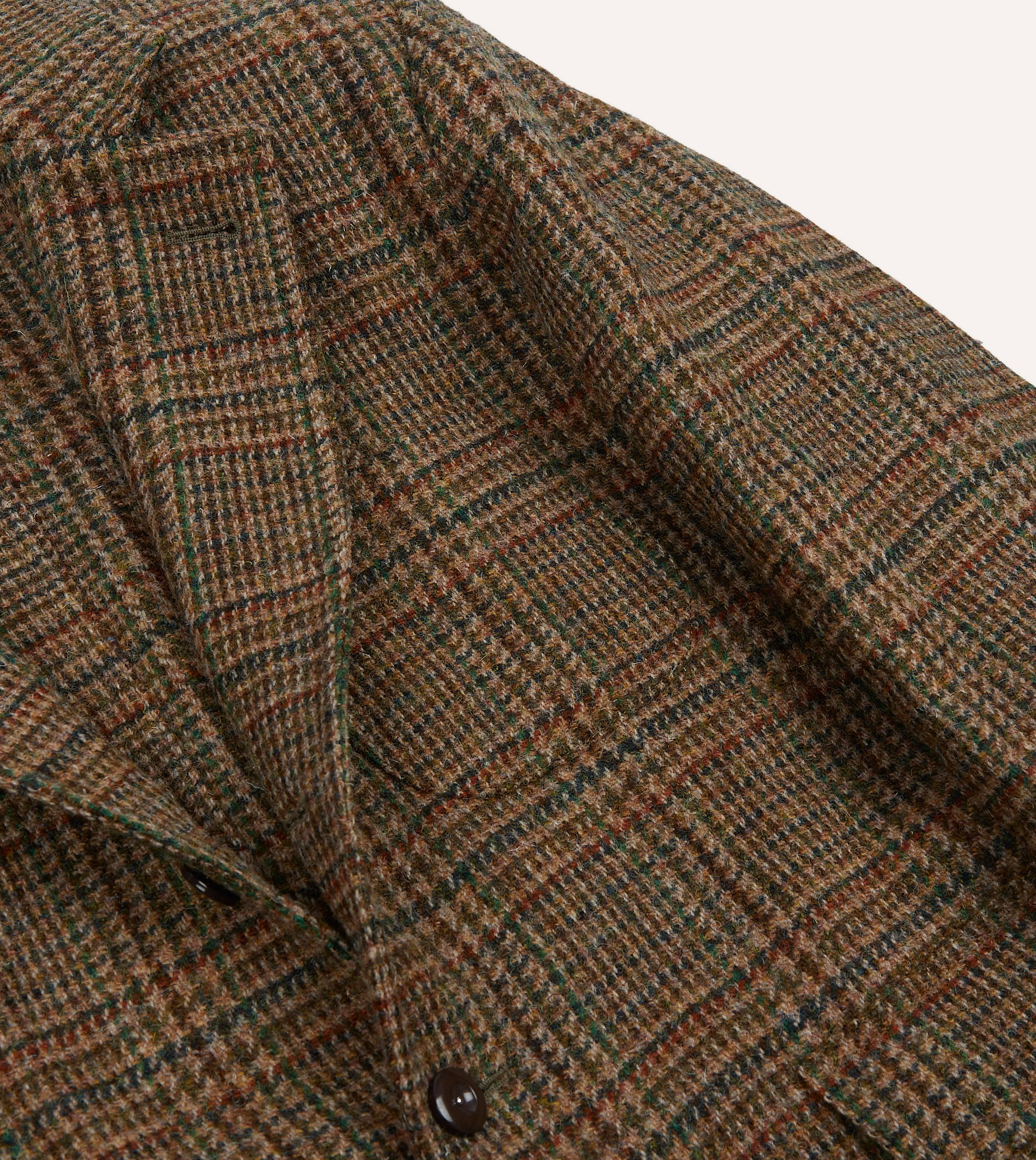 Brown Prince of Wales Check Harris Tweed Games Blazer Mk. VII