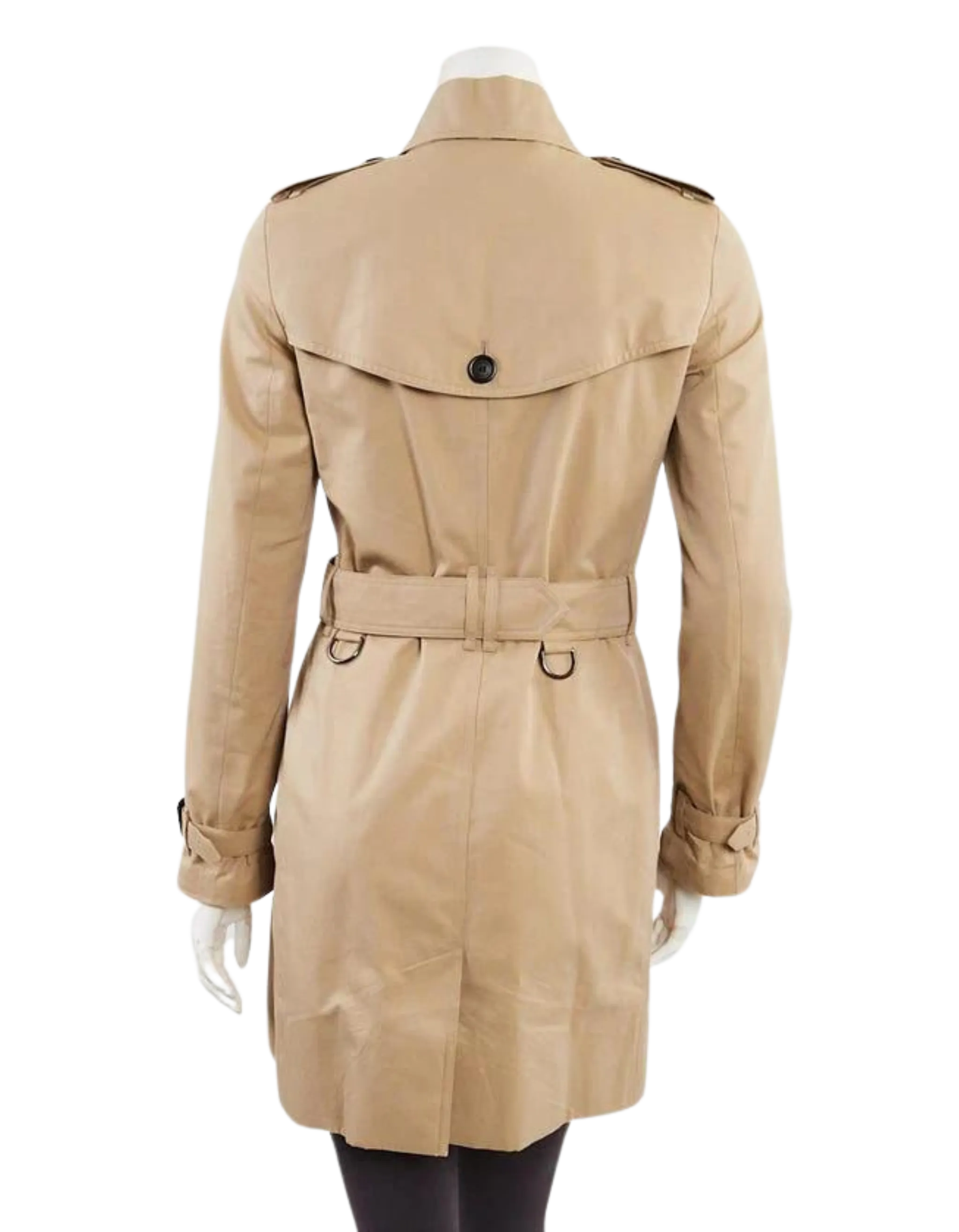 Burberry Beige Cotton Trench Coat | Size 2/36