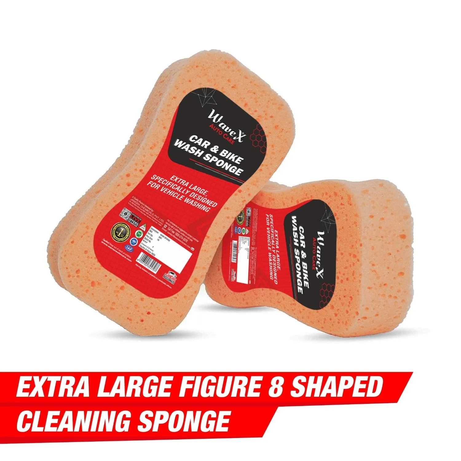 Car and Bike Wash Sponge (Pack of 2)