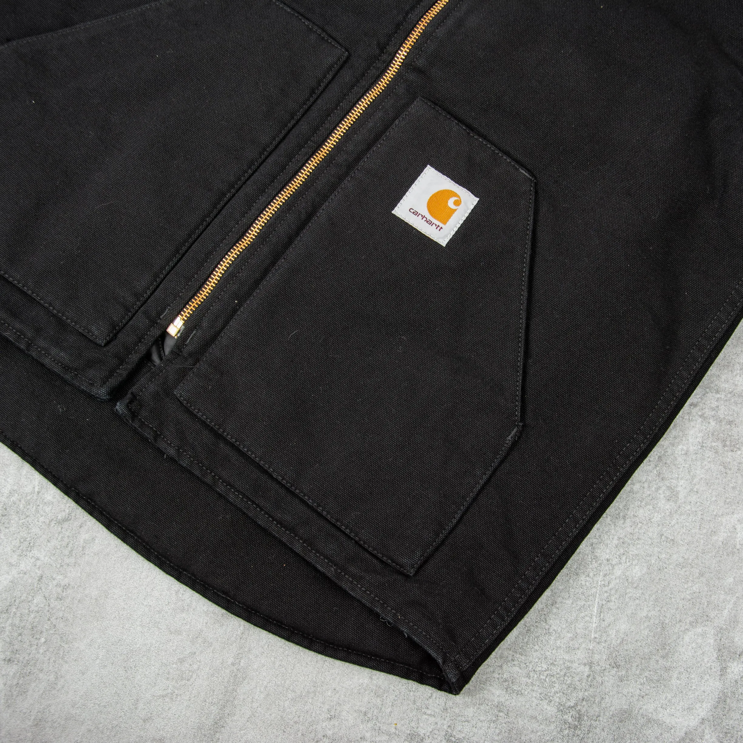 Carhartt WIP Classic Vest Rinsed - Black