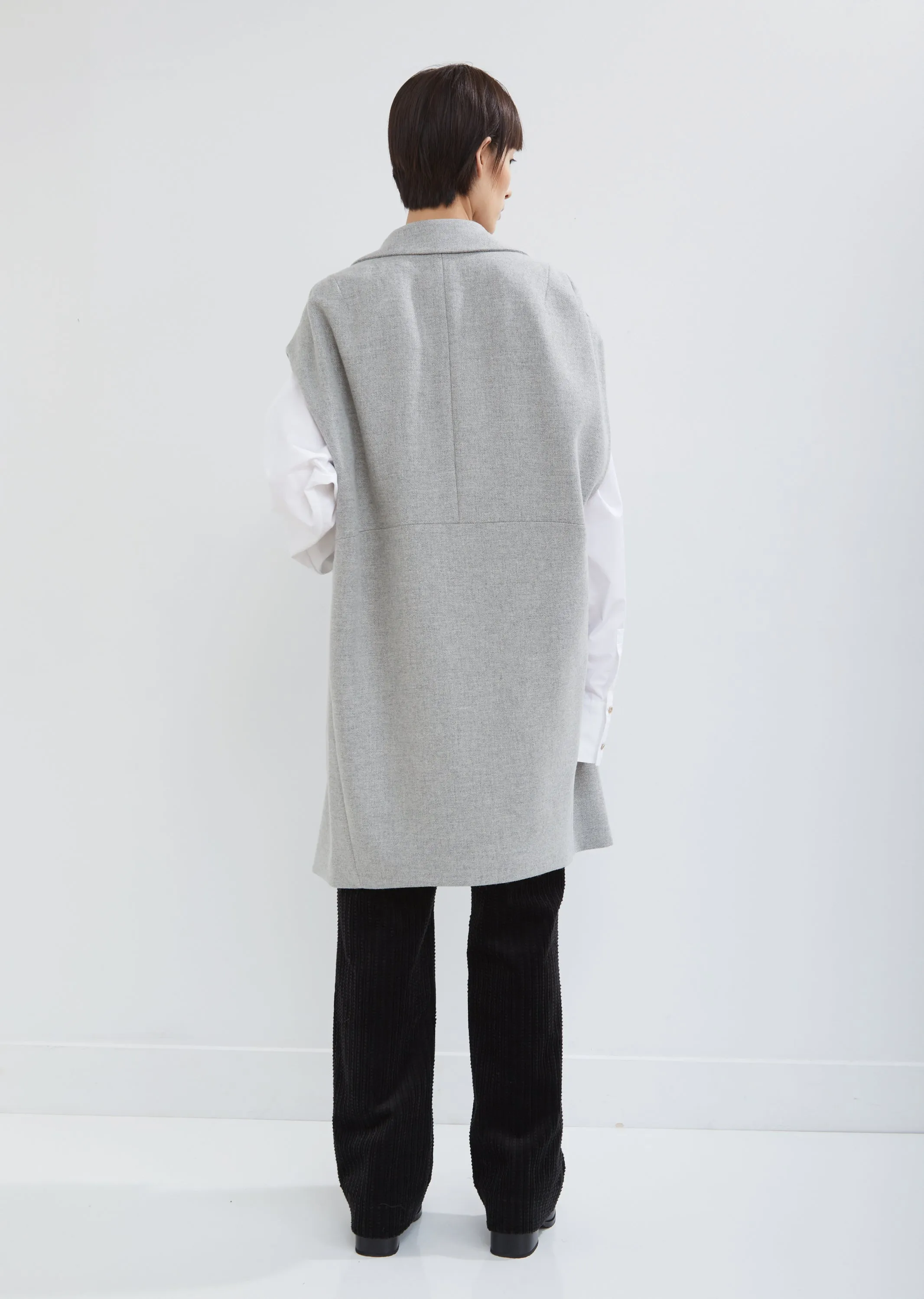 Cary Doubleface Alpaca Wool Vest