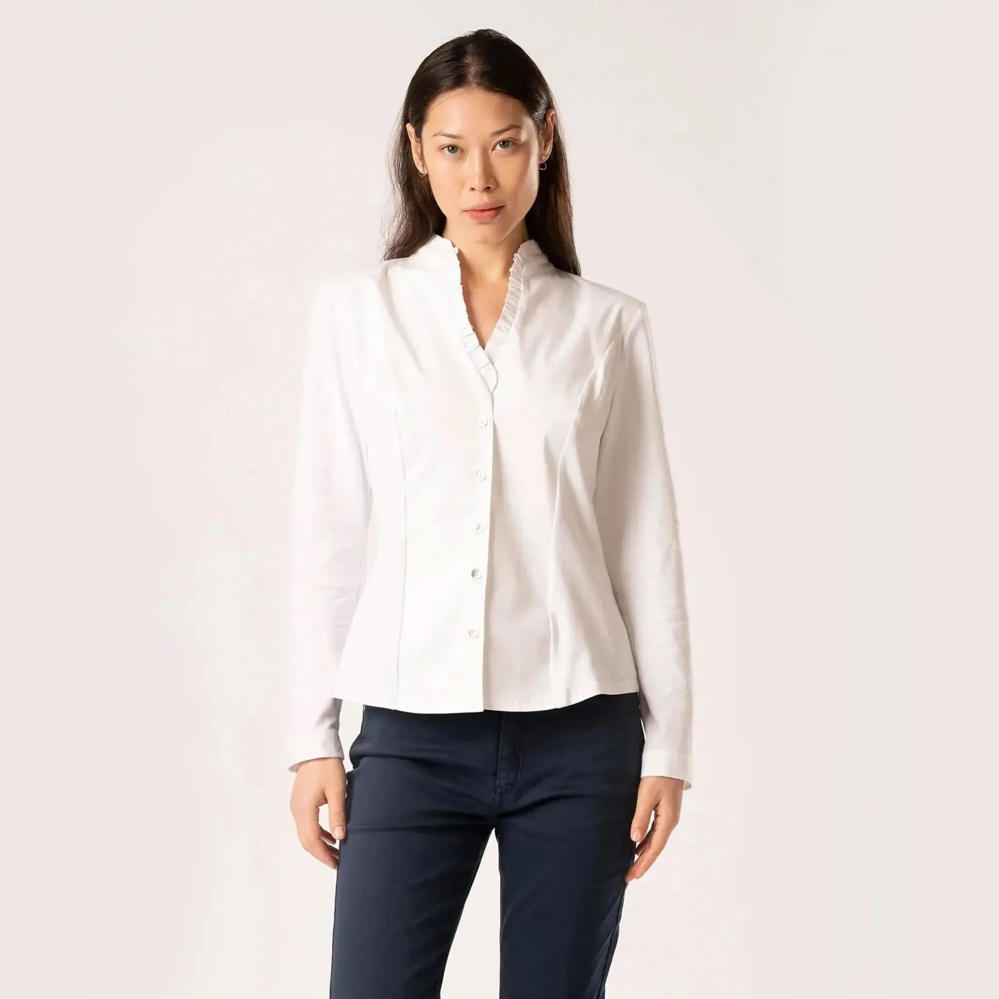 Cassandra Ivory White Shirt