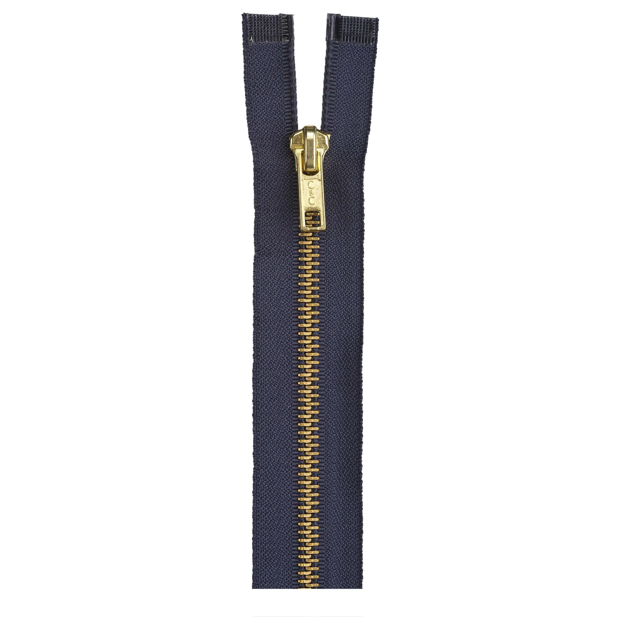 Coats & Clark Heavy Weight Separating Brass Zippers