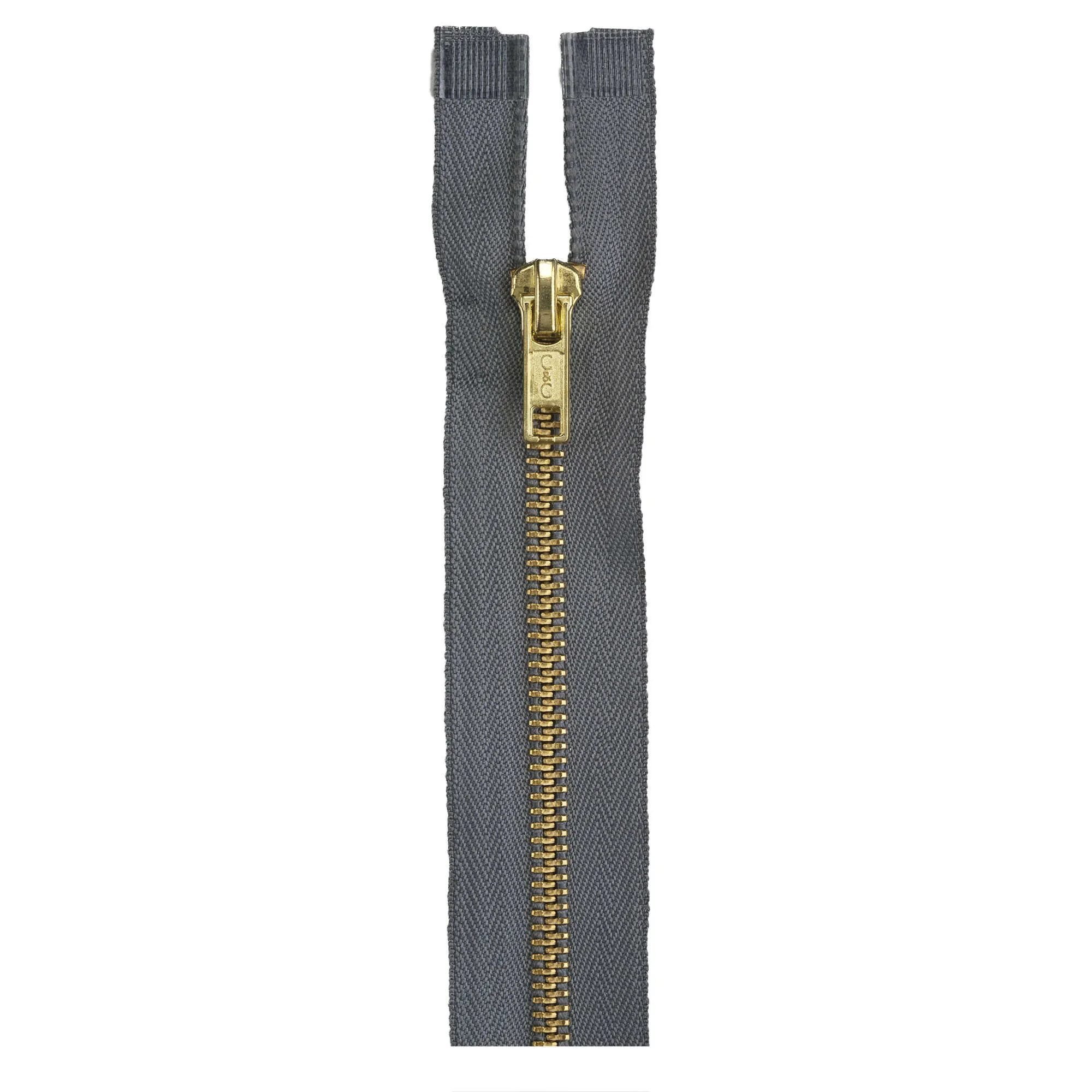 Coats & Clark Heavy Weight Separating Brass Zippers