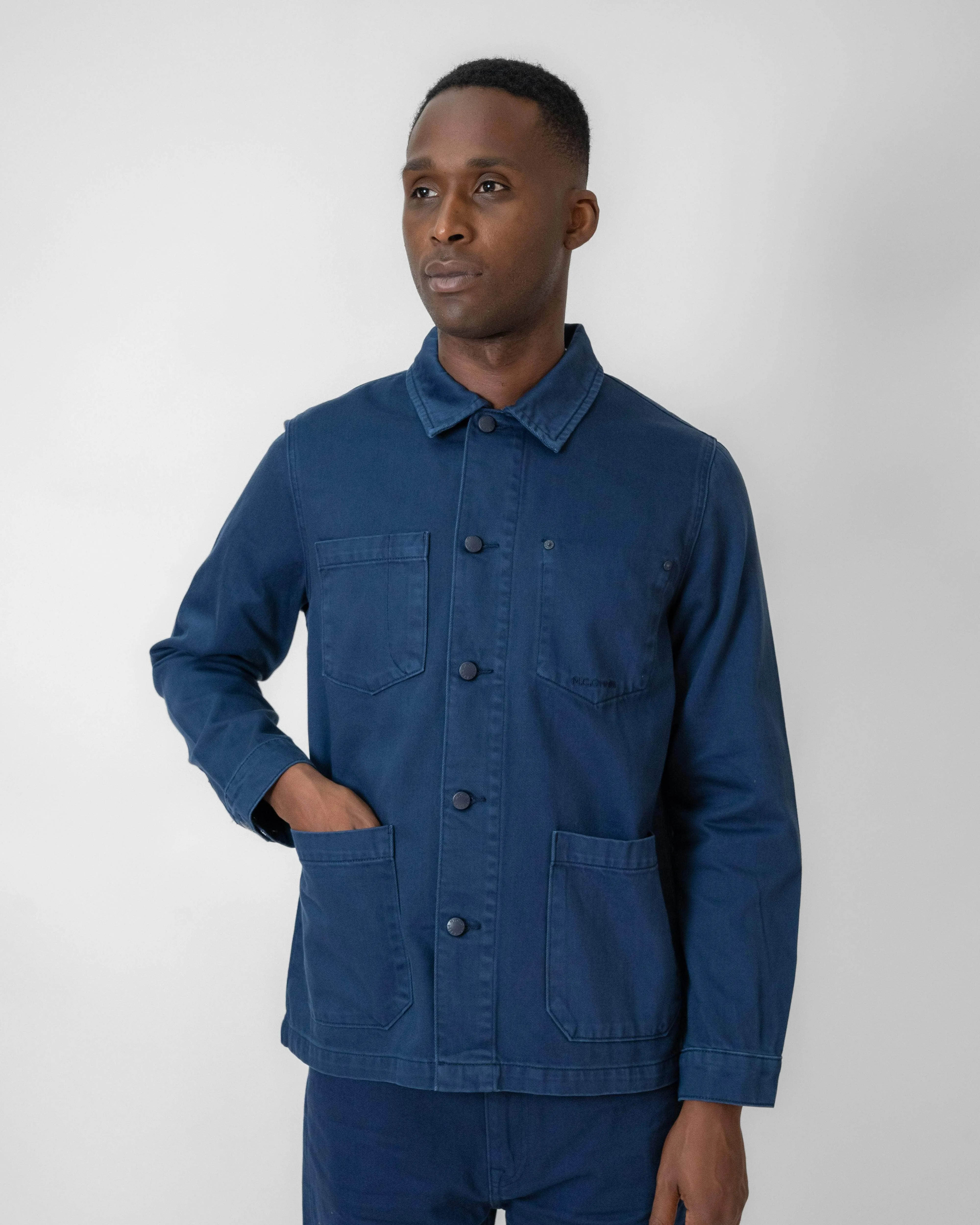 Denim Chore Jacket Navy