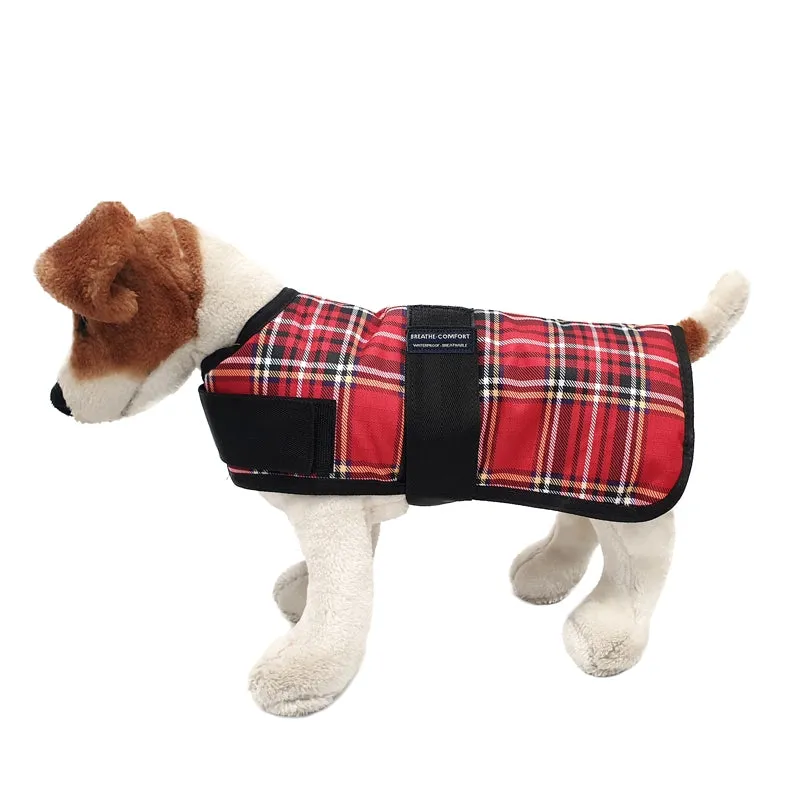 Dog Coat Breathe Comfort - Red Tartan