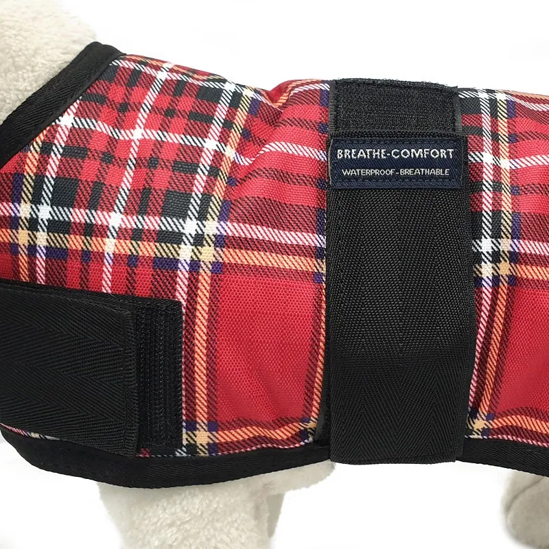 Dog Coat Breathe Comfort - Red Tartan