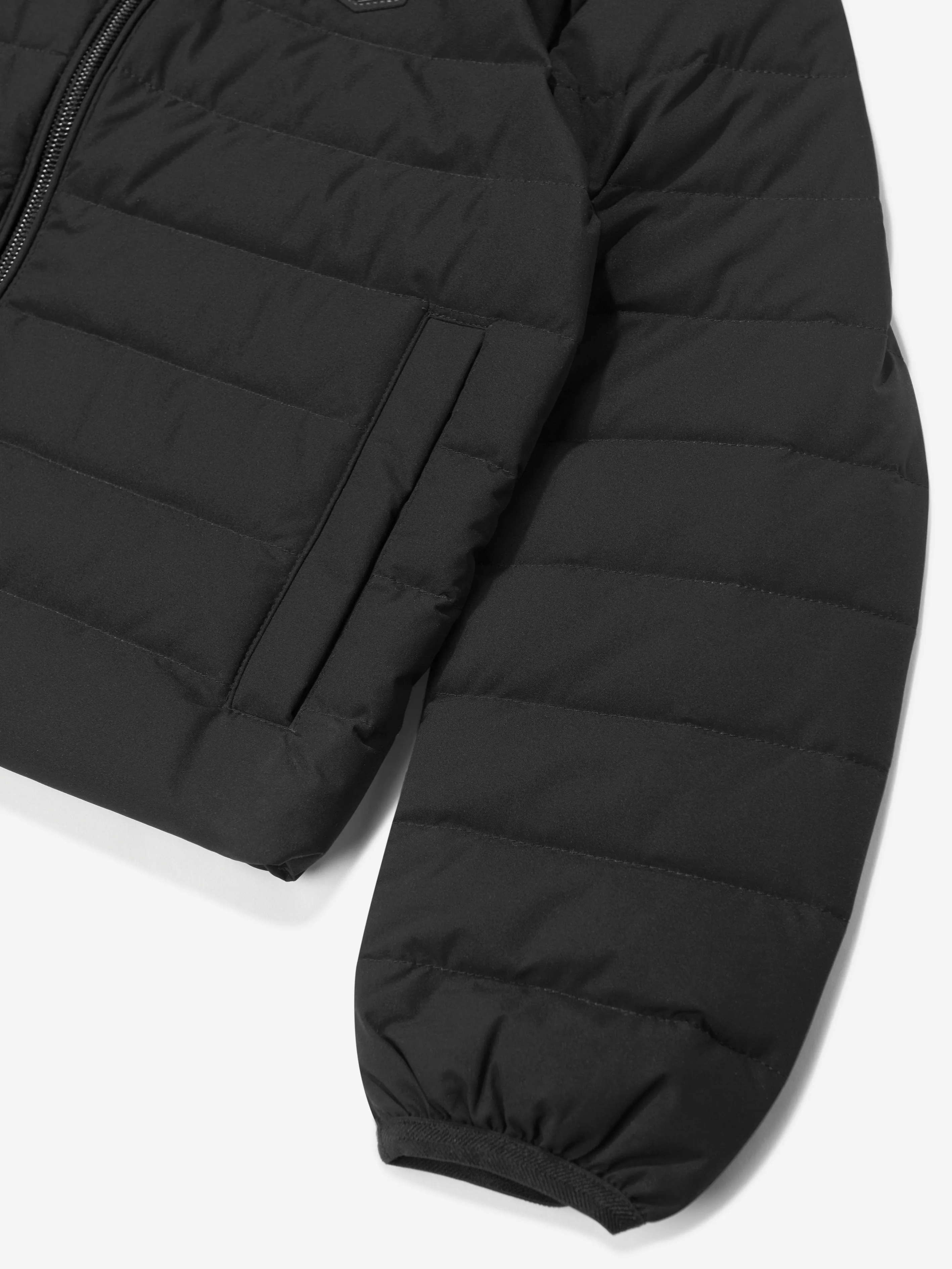 Emporio Armani Boys Down Puffer Jacket in Black