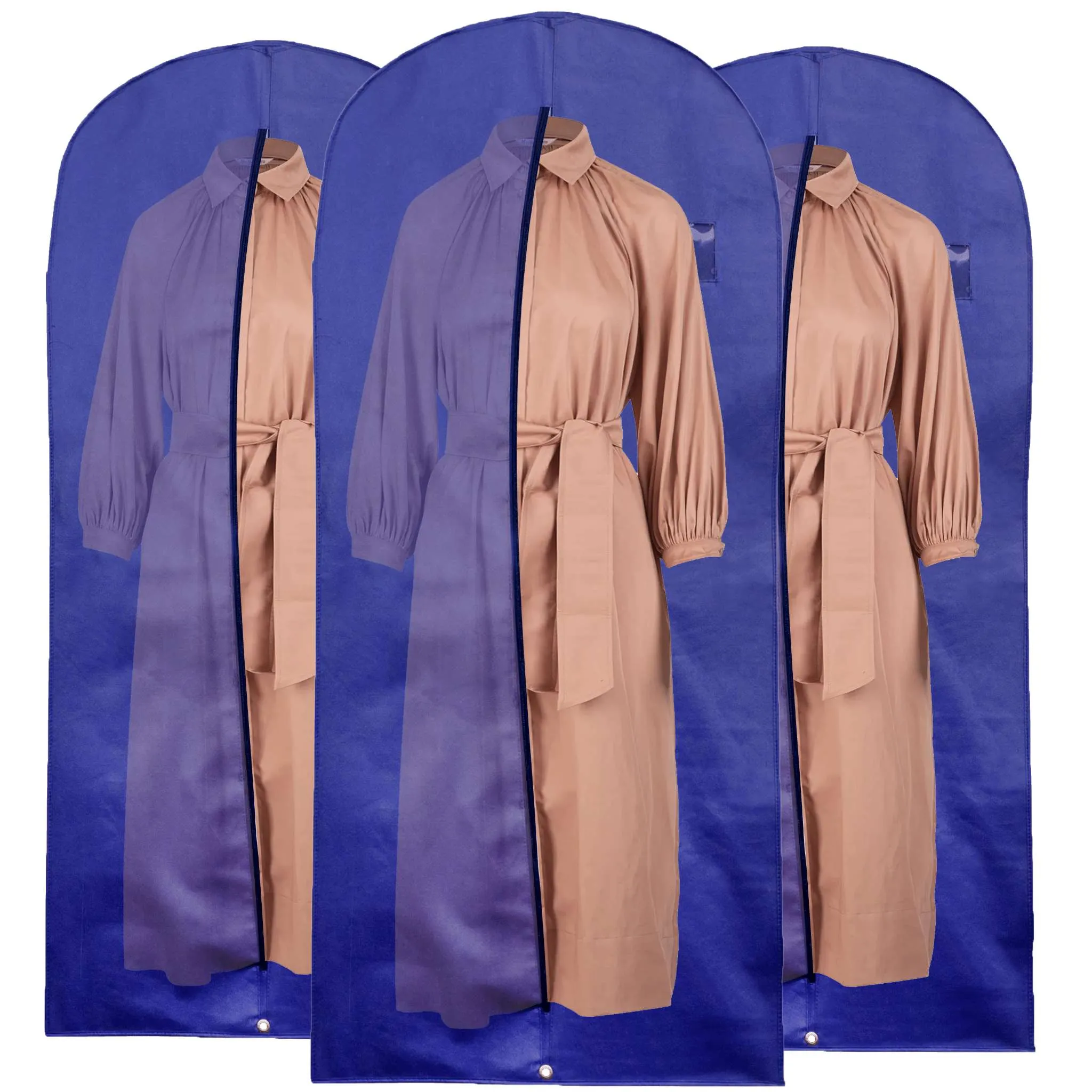 Foldable Long Dress Cover - 54" Blue