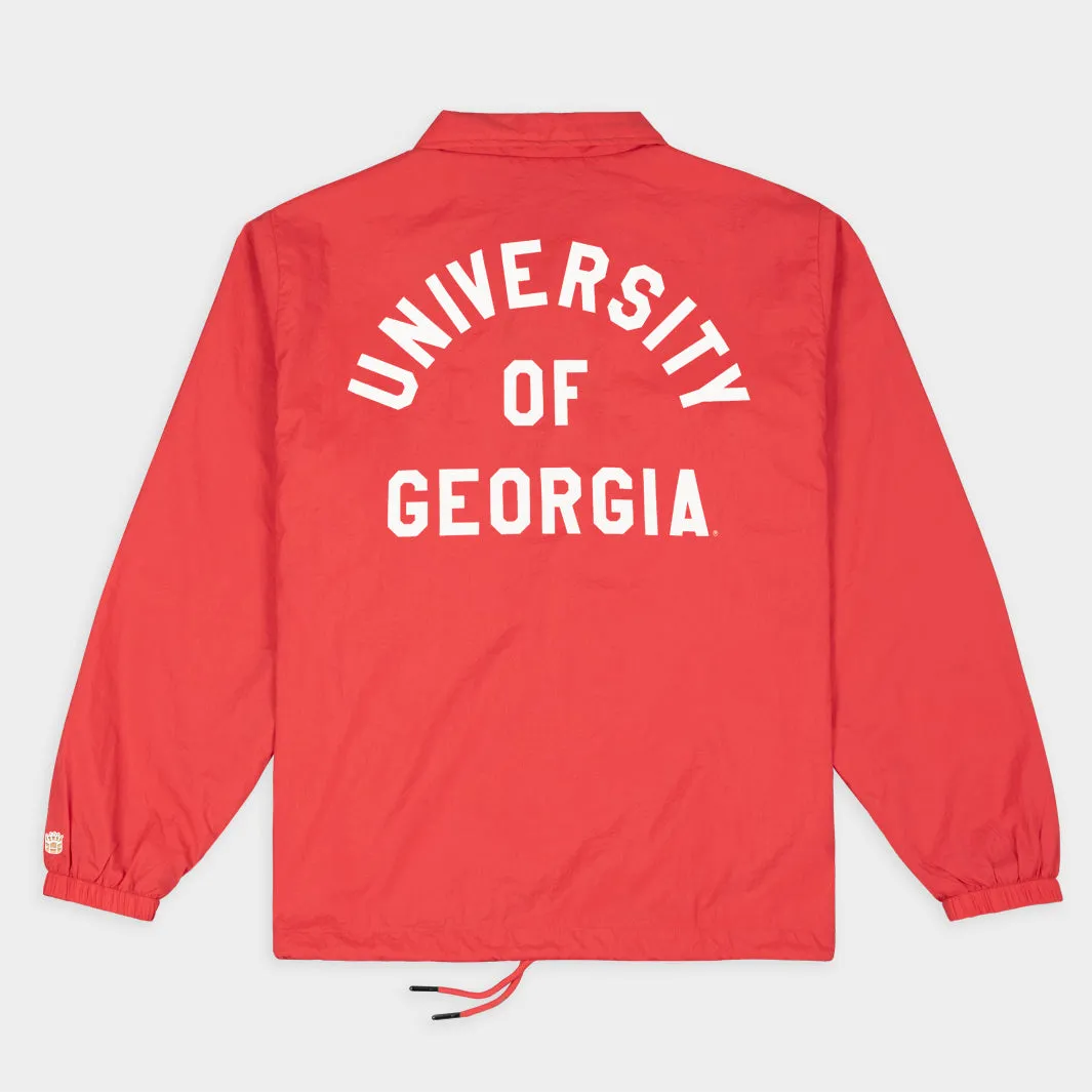 Georgia Bulldogs Football Classic Helmet Coaches Jacket