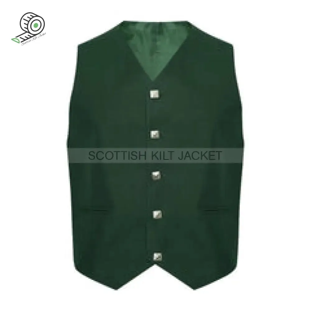 Green Argyll Vest and Jacket