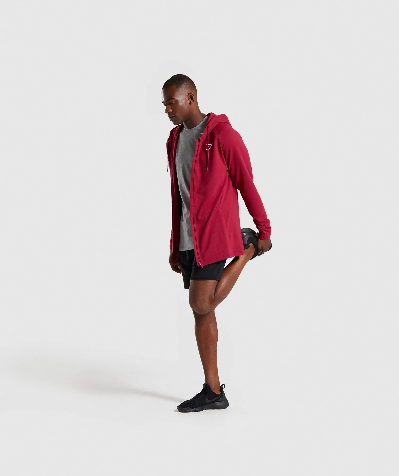 Gymshark Critical Zip Hoodie - Claret