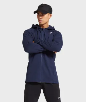 Gymshark Critical Zip Hoodie - Dark Blue