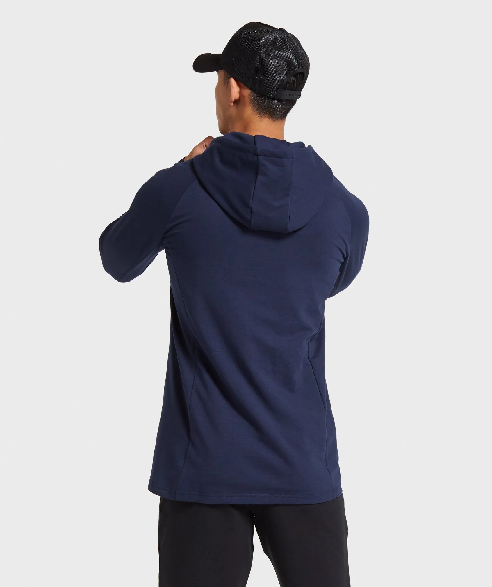 Gymshark Critical Zip Hoodie - Dark Blue