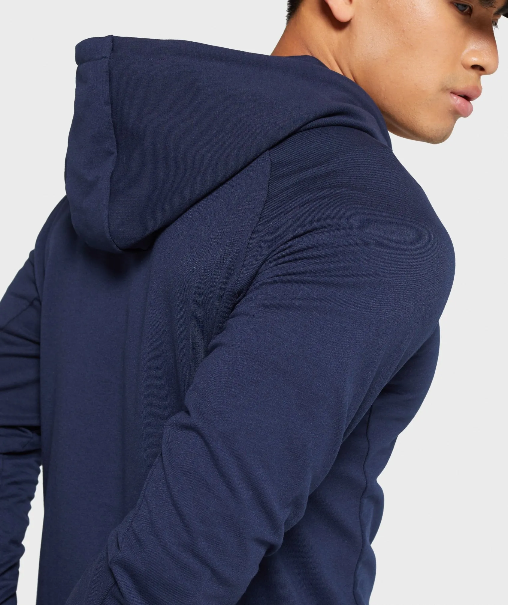 Gymshark Critical Zip Hoodie - Dark Blue