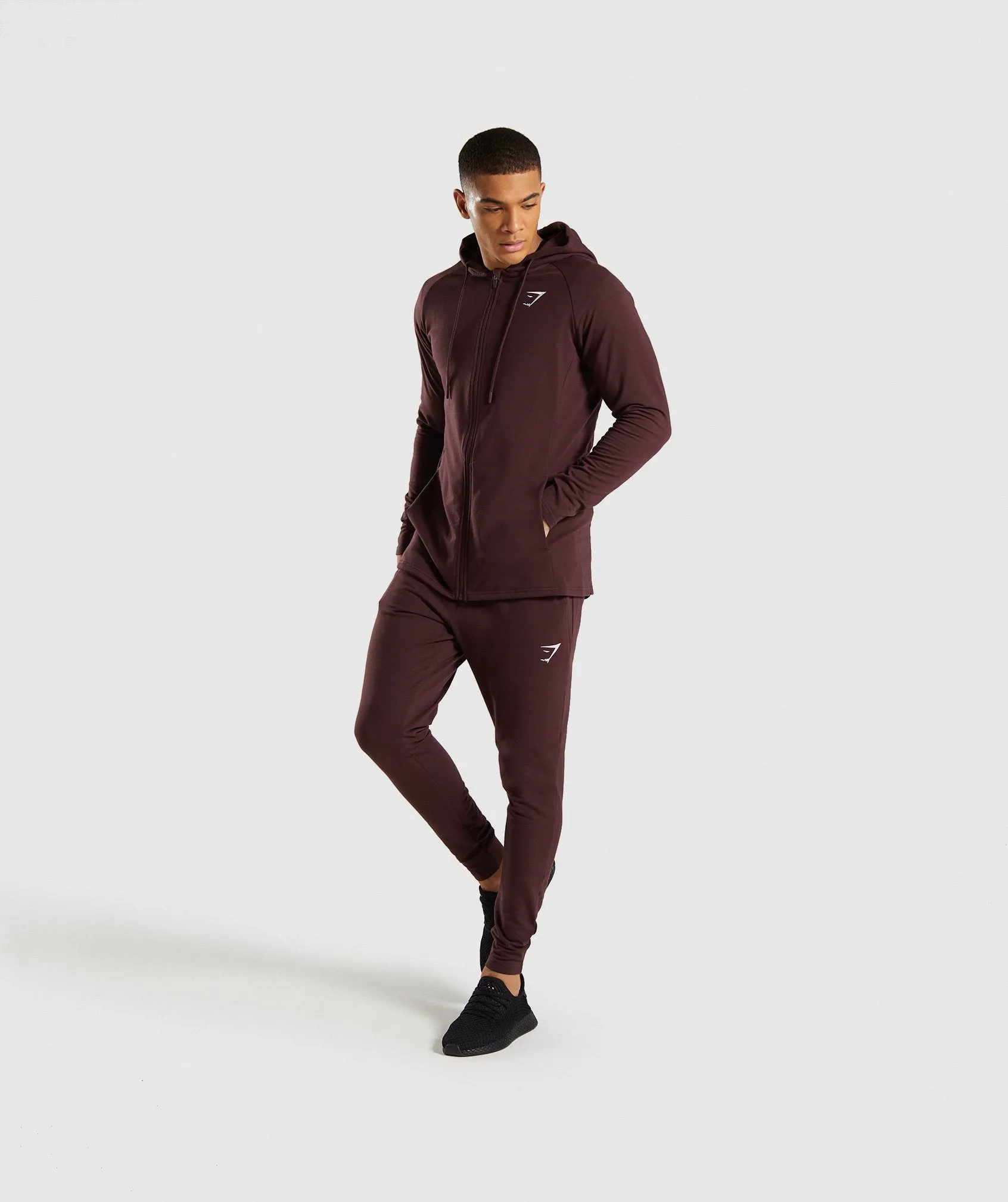 Gymshark Critical Zip Hoodie - Red