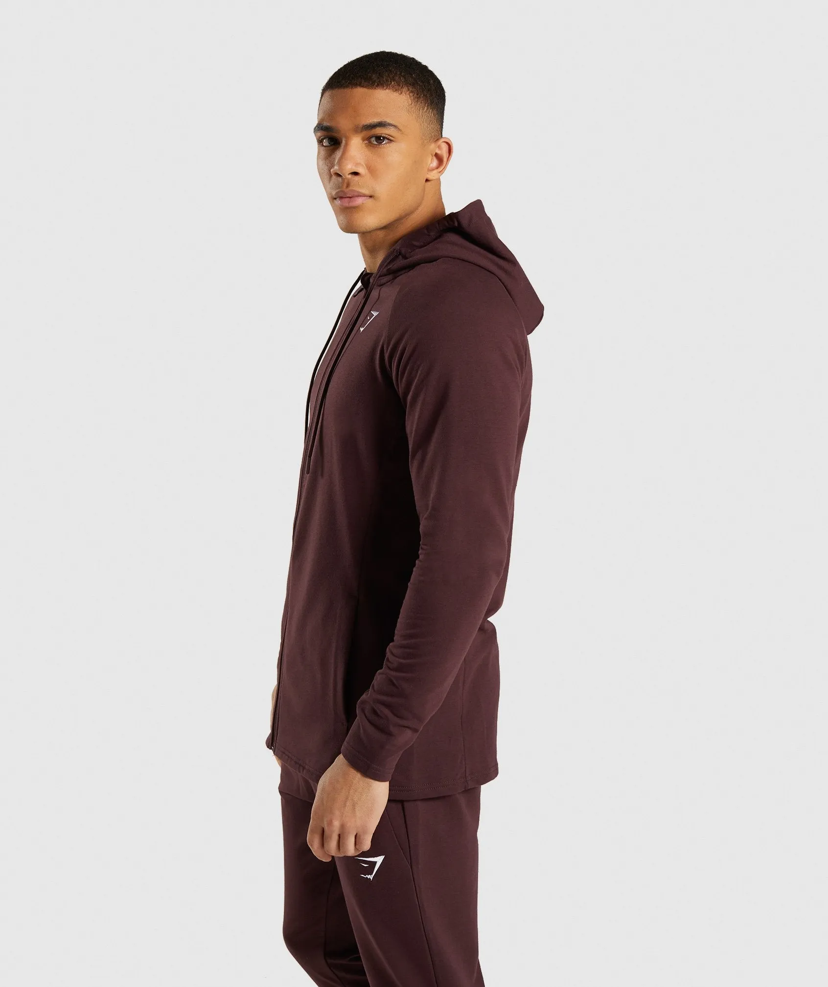 Gymshark Critical Zip Hoodie - Red