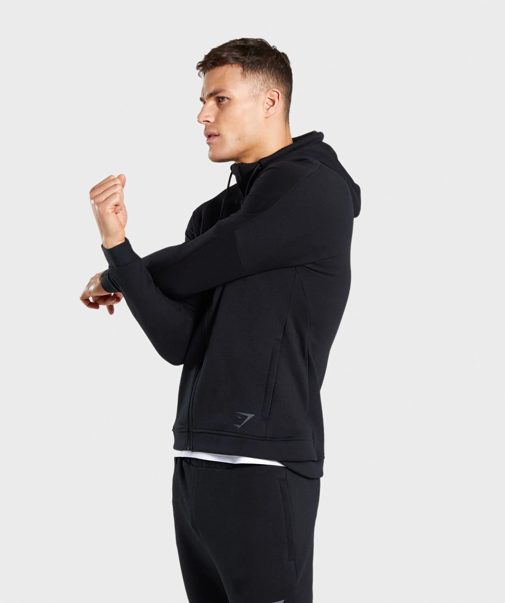 Gymshark Orbit Zip Hoodie - Black