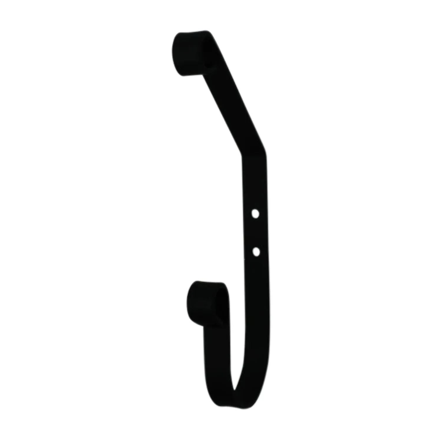 Handcrafted Wrought Iron Single Hook for Coats, Backpacks, Towels & More - 6.5" H x 3.25" D