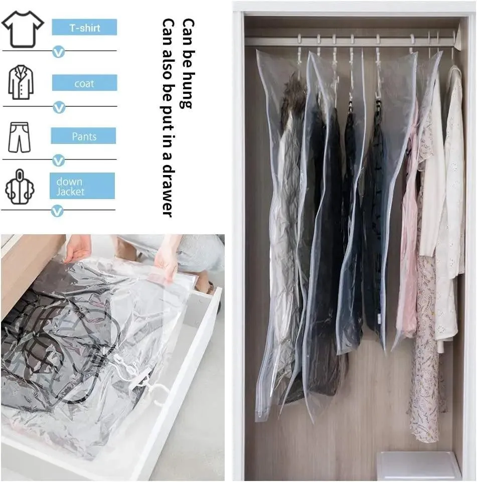 Hanging Vacuum Bags: Ultimate Space-Saving Clothing Protection