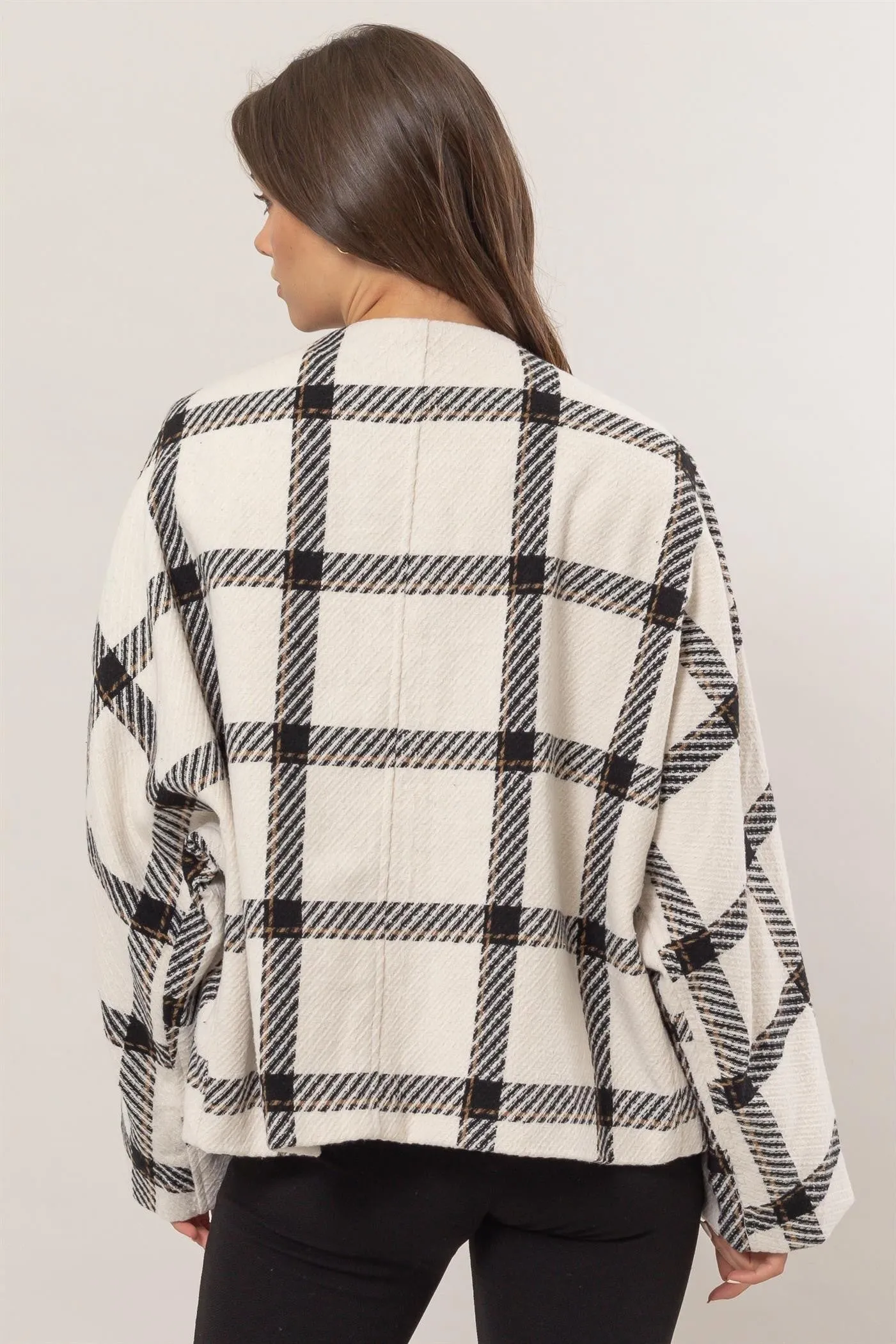 Harrison Plaid Jacket with Side Slit Pockets