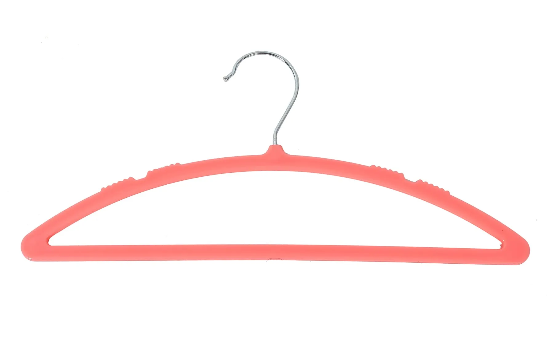 Heart Home 12 Pieces Non-Slip, Space Saving Plastic Closet Baby Hanger for Laundry & Everyday Use (Pink)-HS43HEARTH25729