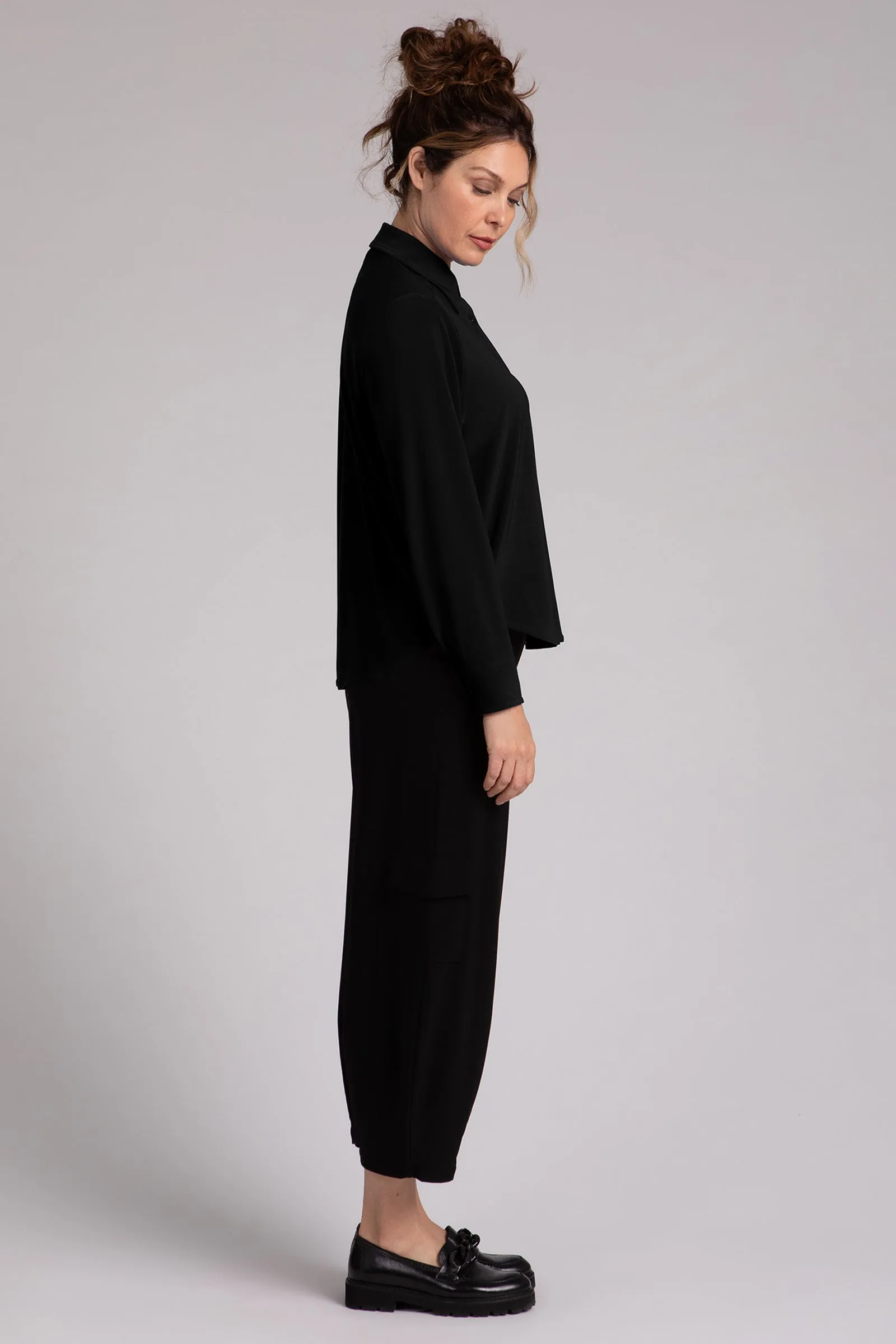 Hepburn Shorty Shirt | Black