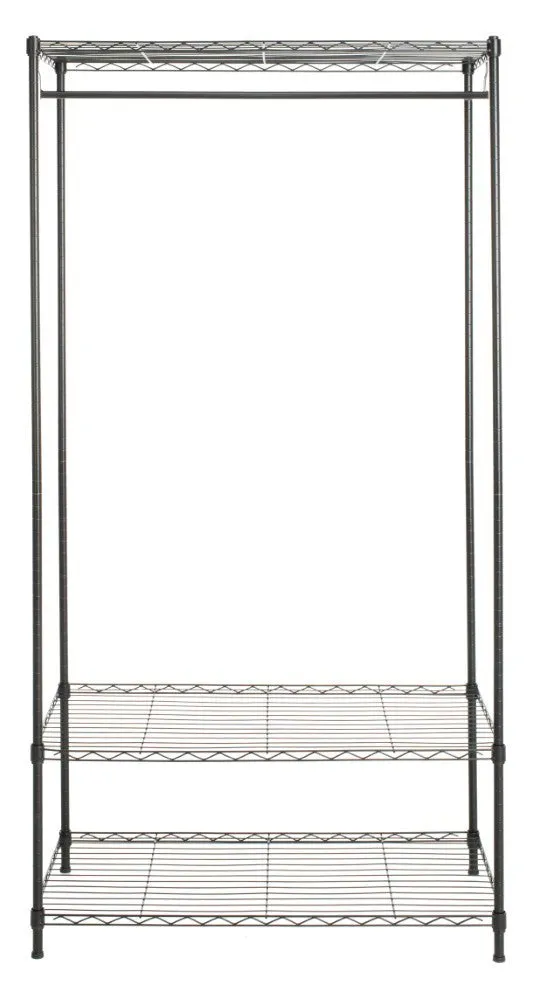 Hollow 70.8" Garment Rack with Shelf