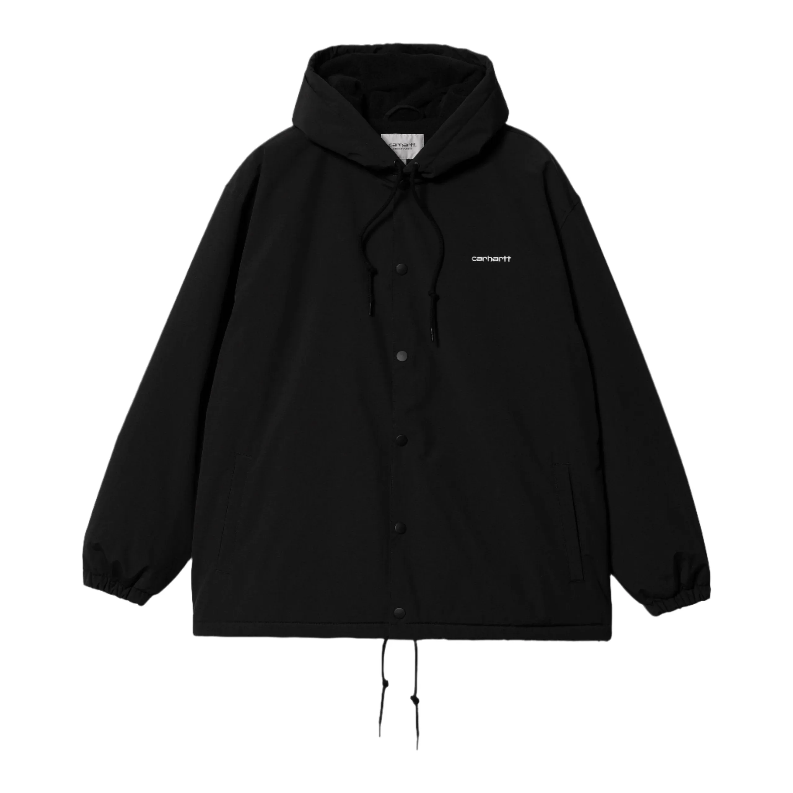 HOODED COACH JACKET / CARHARTT WIP / BLACK