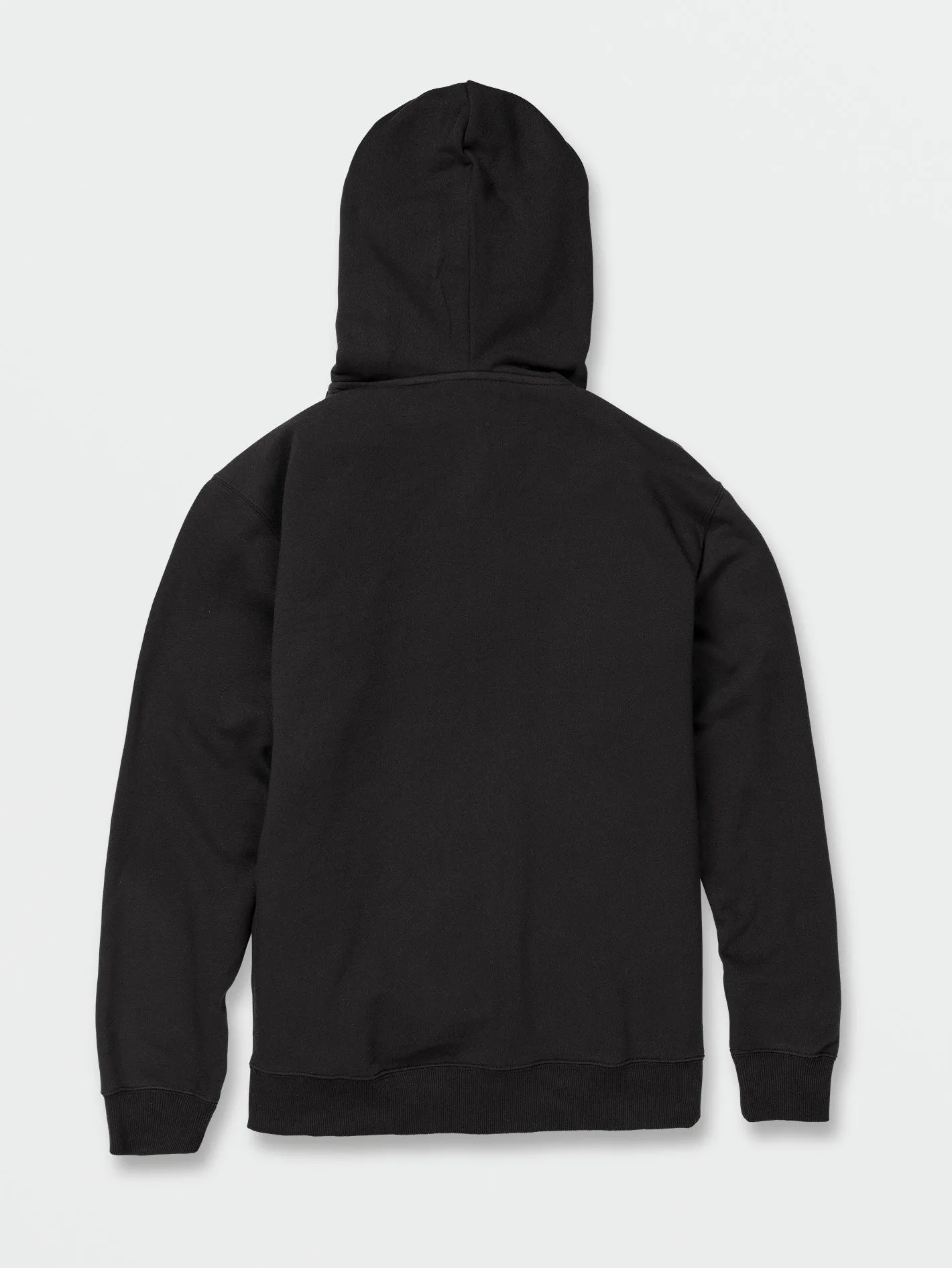 Iconic Stone Zip Fleece Hoodie - Black