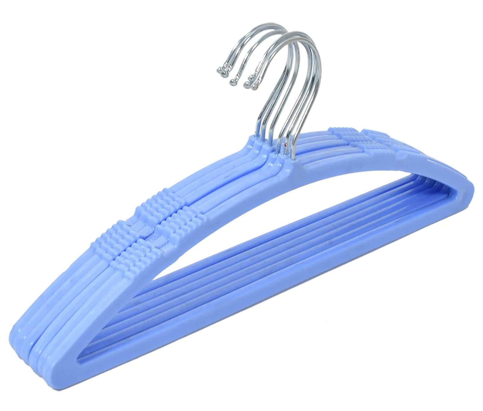 Kuber Industries 12 Pieces Plastic Baby Hanger (Blue)-HS43KUBMART25704