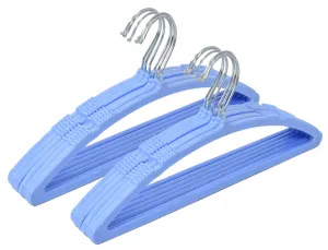 Kuber Industries 12 Pieces Plastic Baby Hanger (Blue)-HS43KUBMART25704