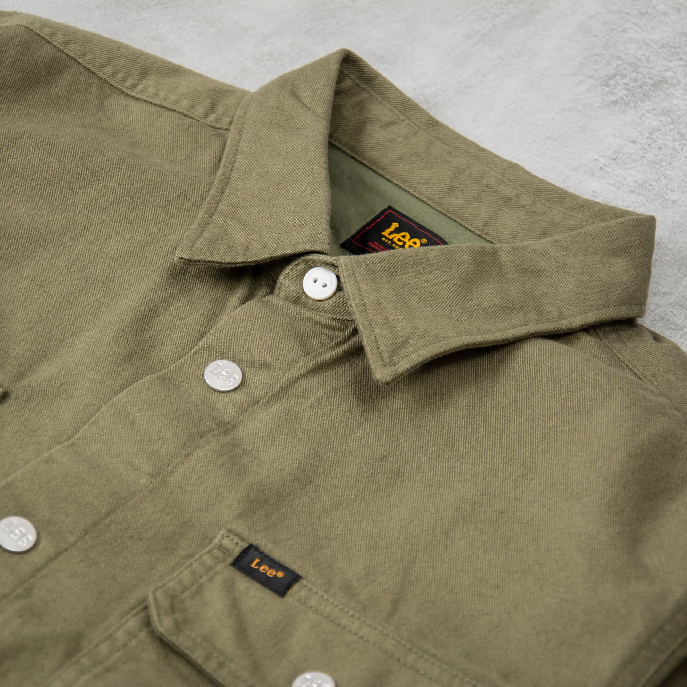 Lee Workwear Overshirt - Olive Grove