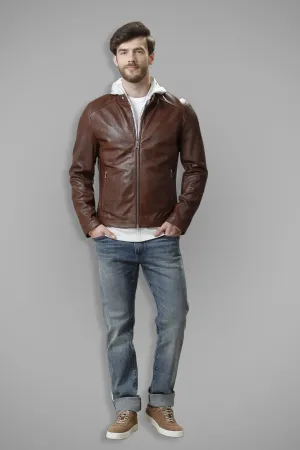 Luxurious Brown Jacket For Men | Slim Fit Jacket