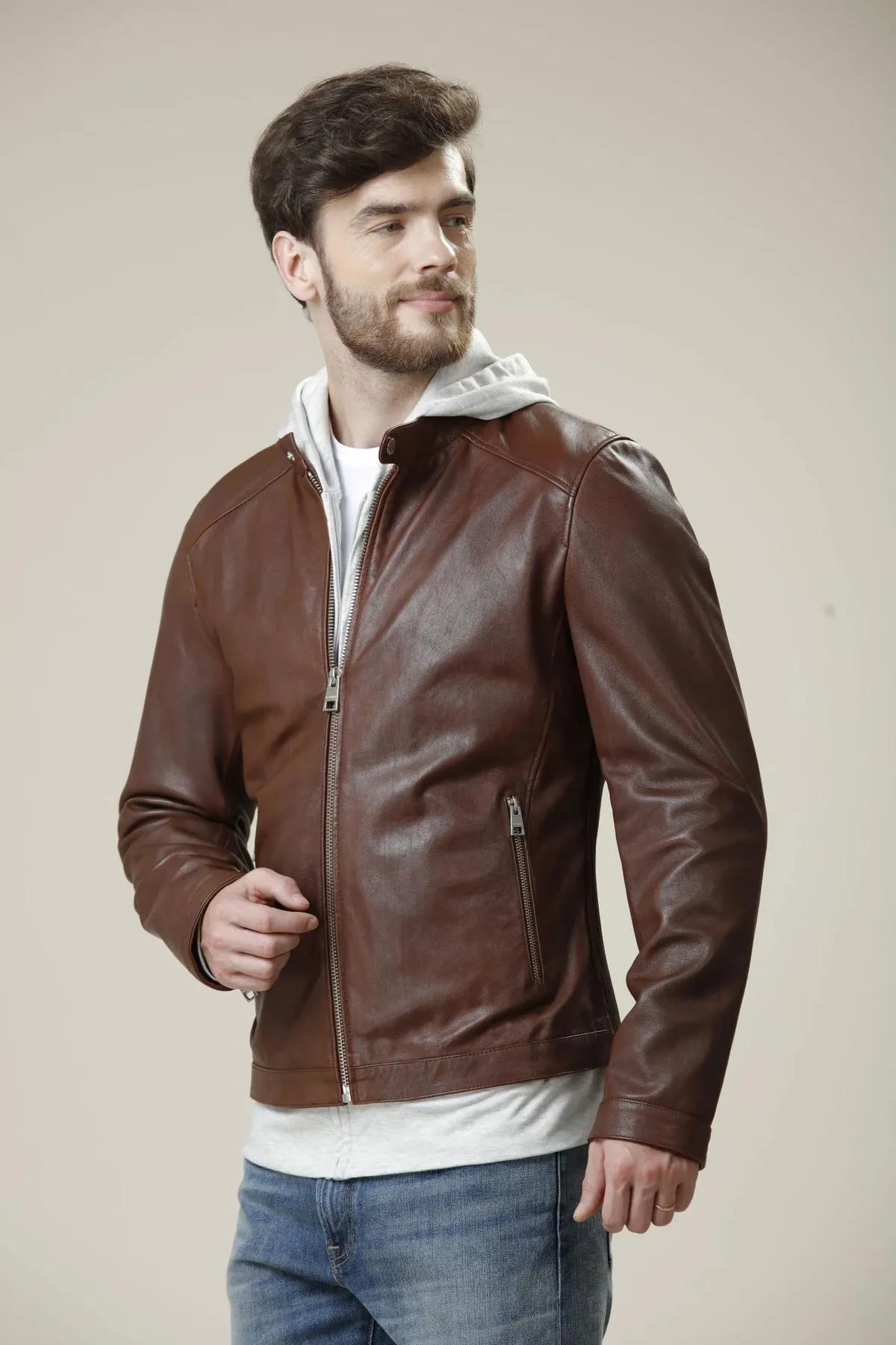 Luxurious Brown Jacket For Men | Slim Fit Jacket