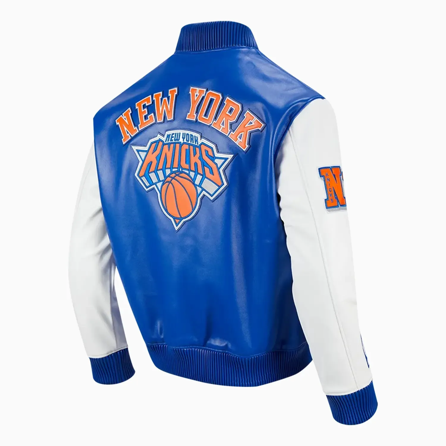 Men's NBA New York Knicks City Signature Leather Jacket