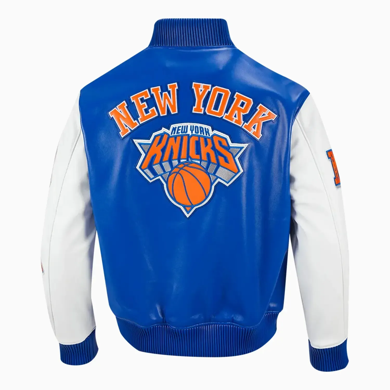 Men's NBA New York Knicks City Signature Leather Jacket