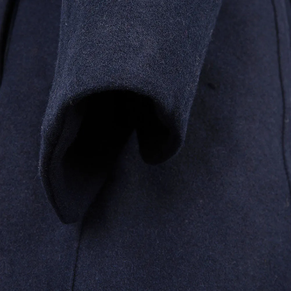 Mens Trench - Waterproof  Navy Wool