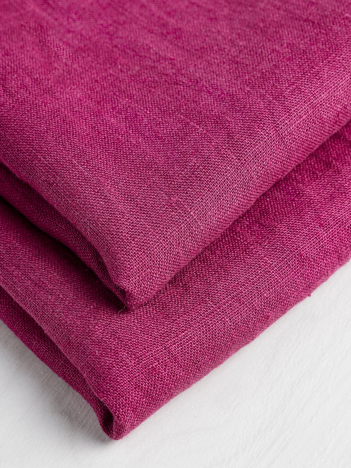 Midweight European Linen - Raspberry