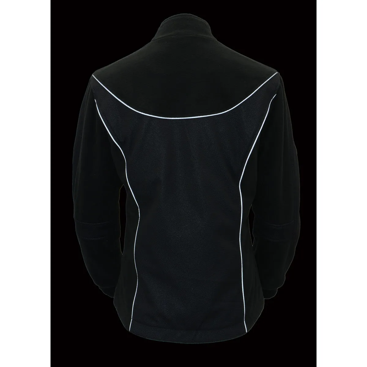 Milwaukee Leather MPL2780 Women's Black Textile and Fleece Combo Jacket