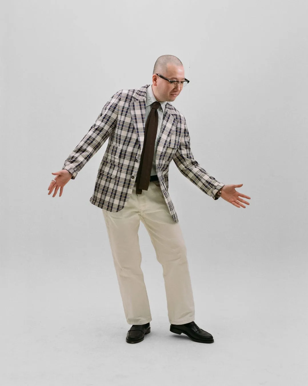 Navy Madras Check Games Blazer Mk. IV