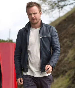 Need For Speed Tobey Marshall Aaron Paul Leather Jacket