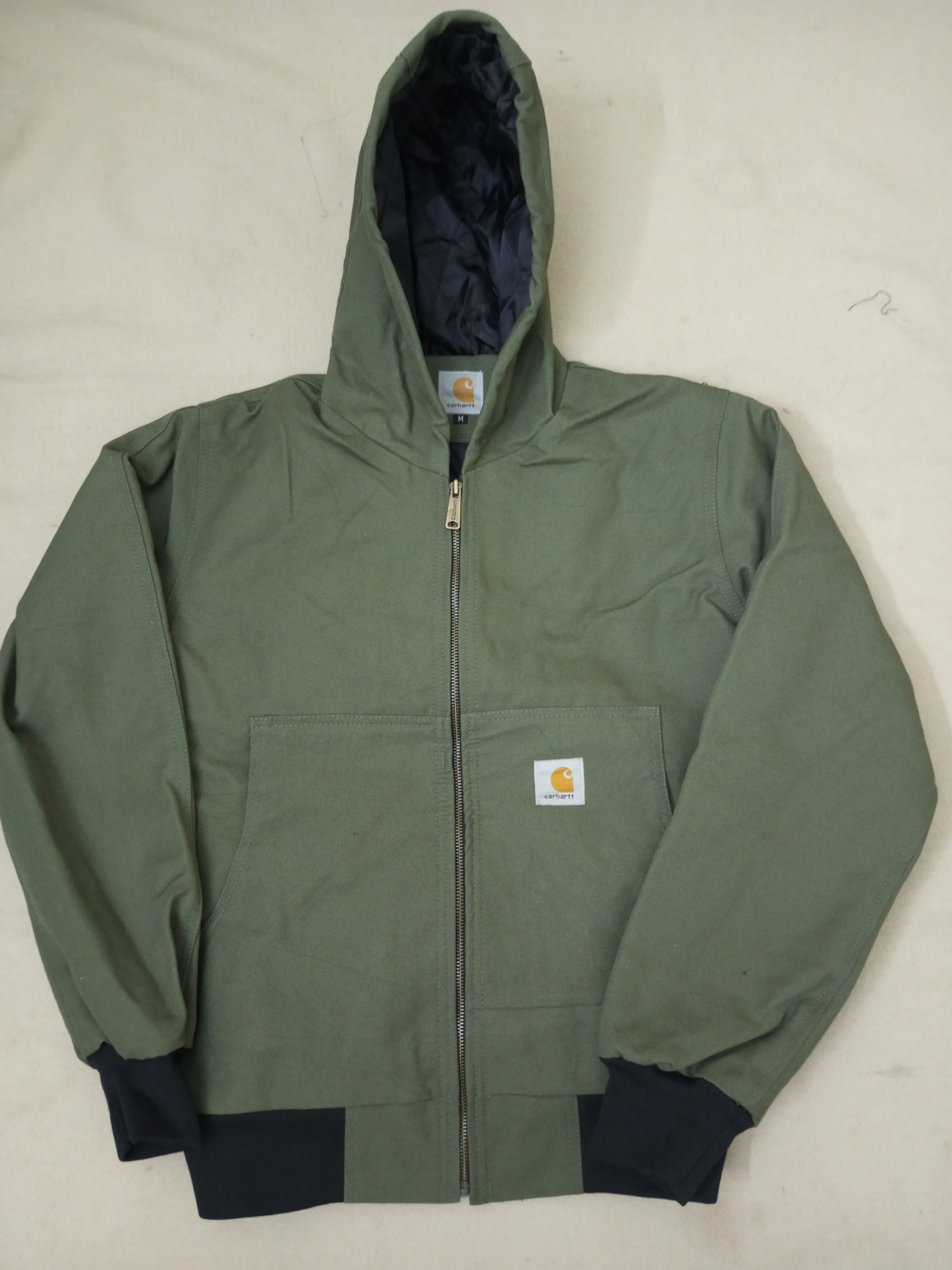 Olive Green Carhartt rework style hoodies 20 pcs