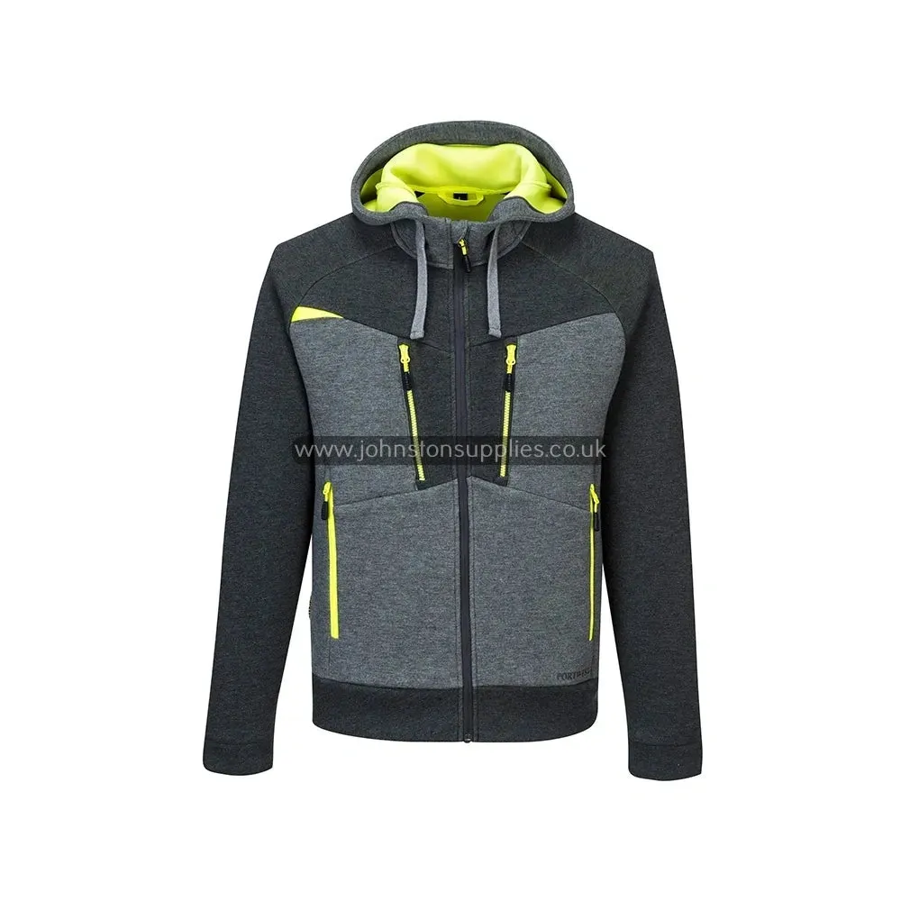 Portwest DX472 Zipped Hoodie Metal Grey