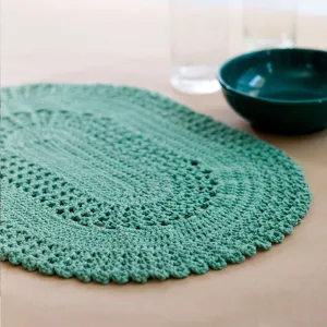 Red Heart Crochet Table Lace Placemat